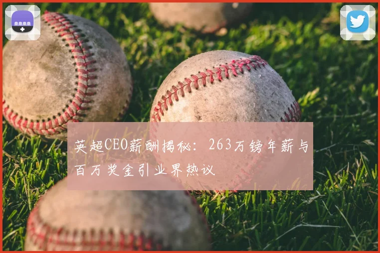英超CEO薪酬揭秘:263万镑年薪与百万奖金引业界热议