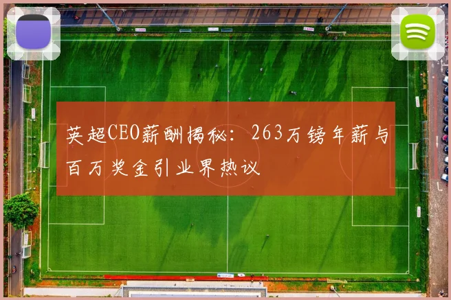 英超CEO薪酬揭秘：263万镑年薪与百万奖金引业界热议